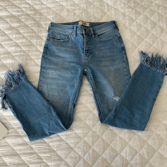 Free People Great Heights Frayed Skinny Jeans - Picture 9 of 9